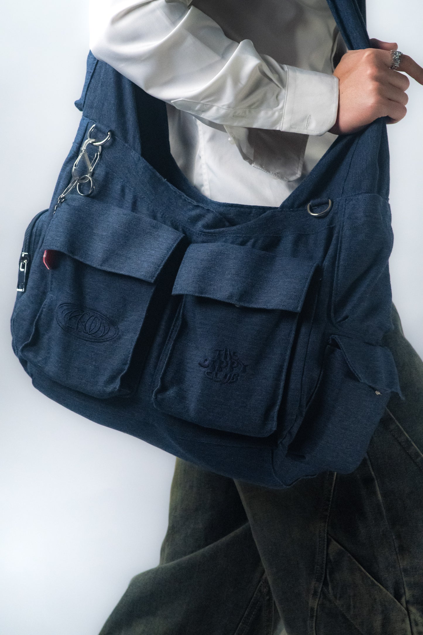 TDC x MAROON Denim Sling Bag