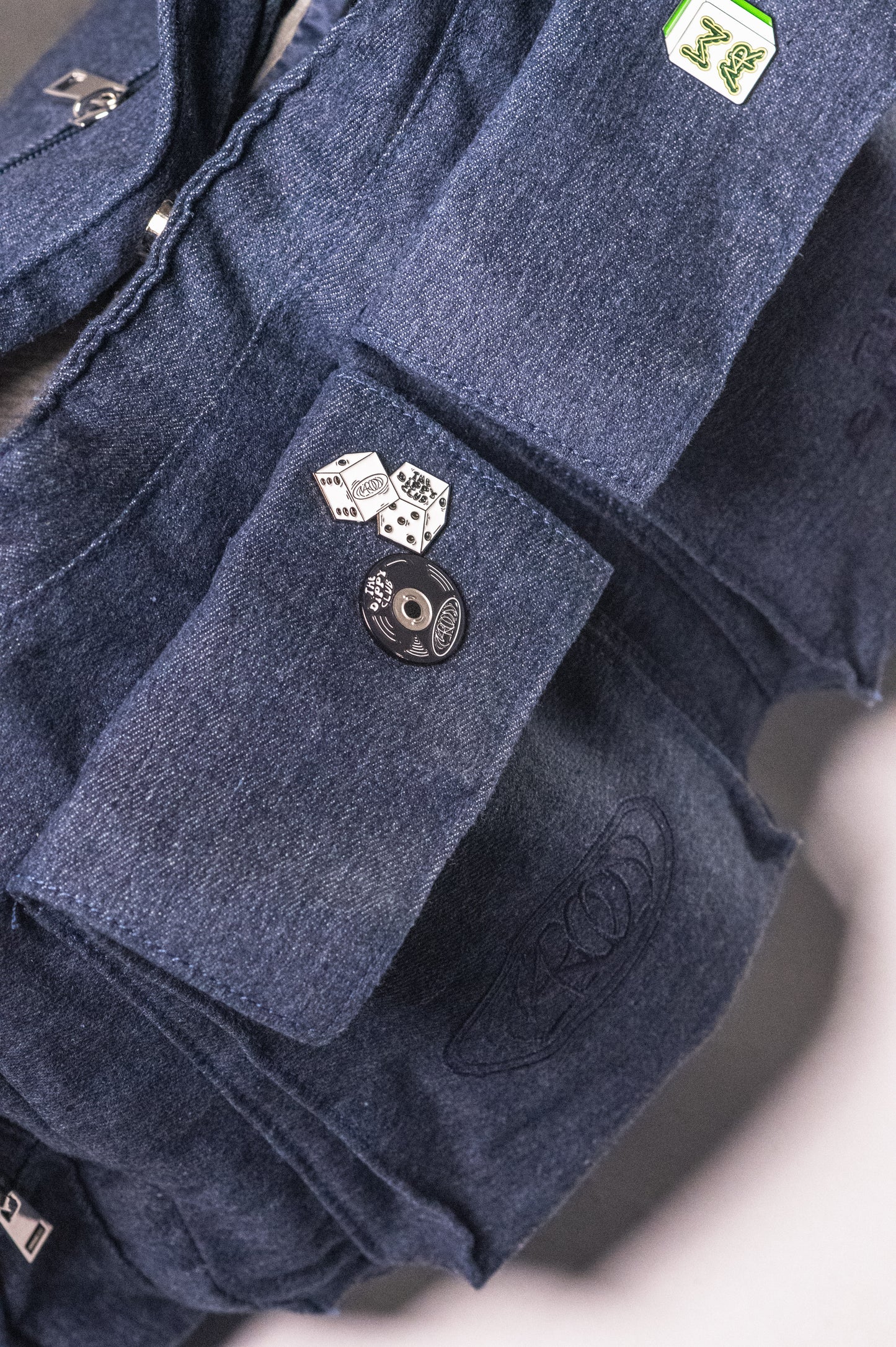 TDC x Maroon Metal Pins