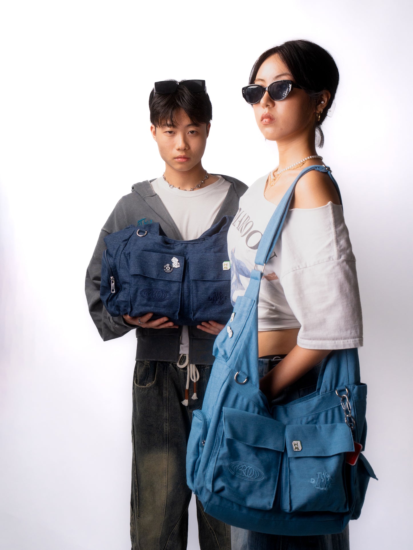 TDC x MAROON Denim Sling Bag