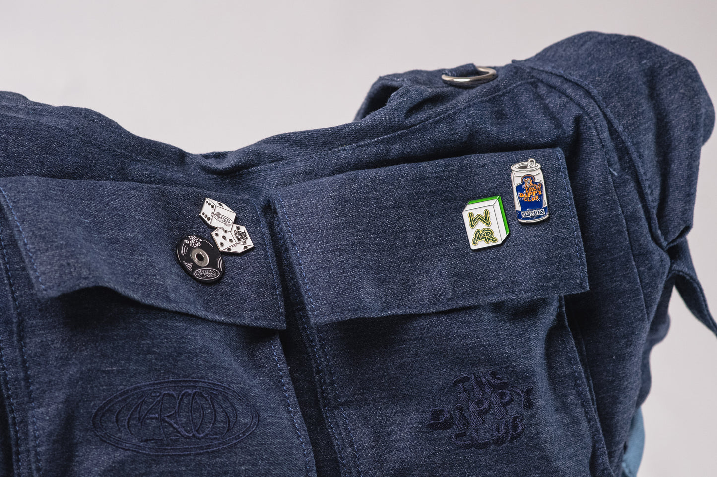 TDC x Maroon Metal Pins