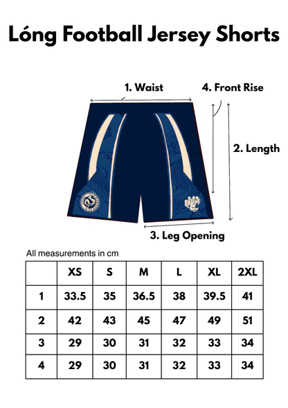 Lóng Football Jersey Shorts
