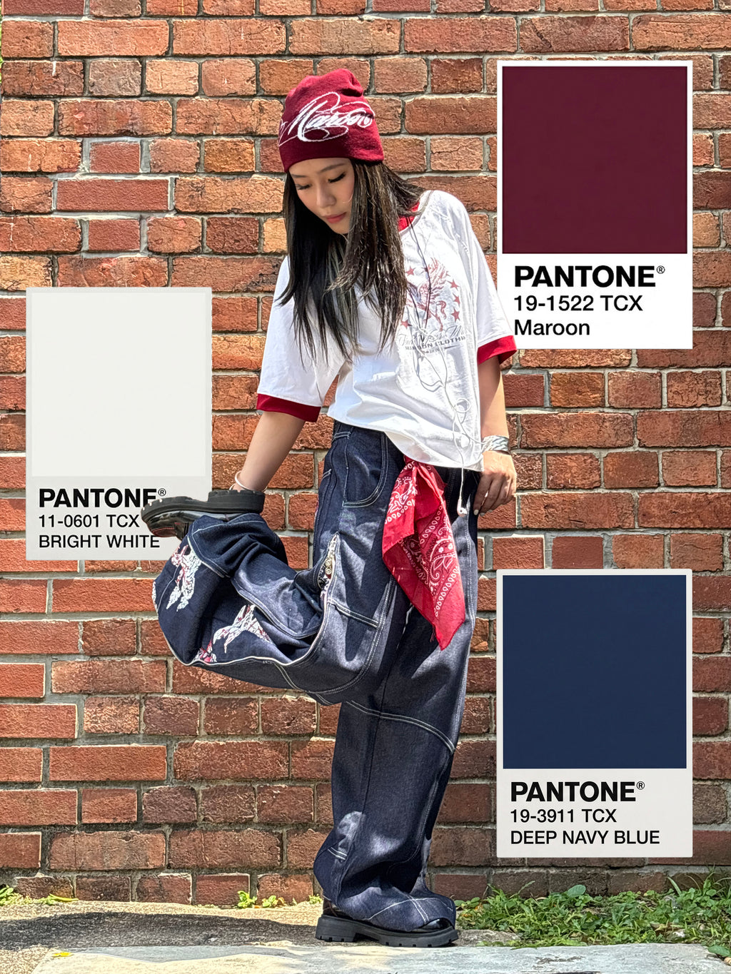 Maroon Signature Beanie