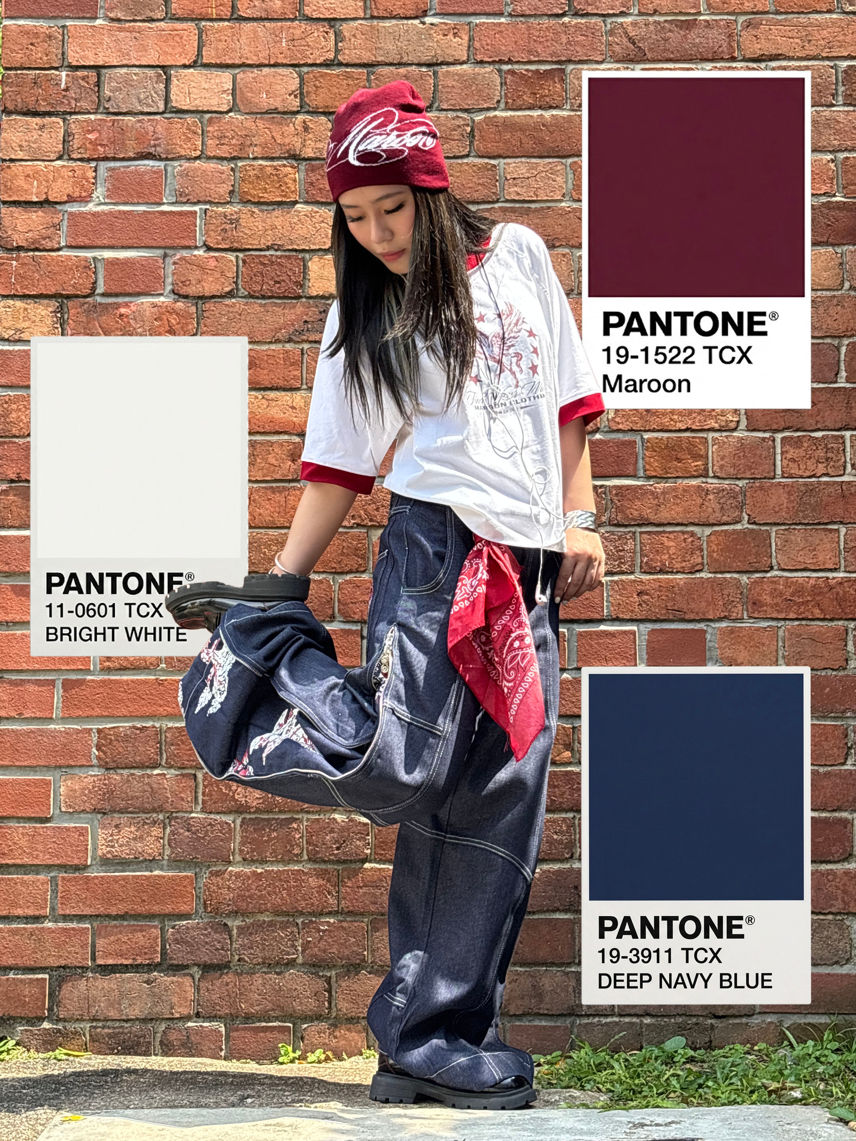 Maroon Signature Beanie