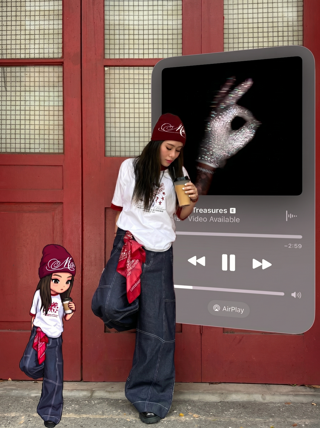 Maroon Signature Beanie