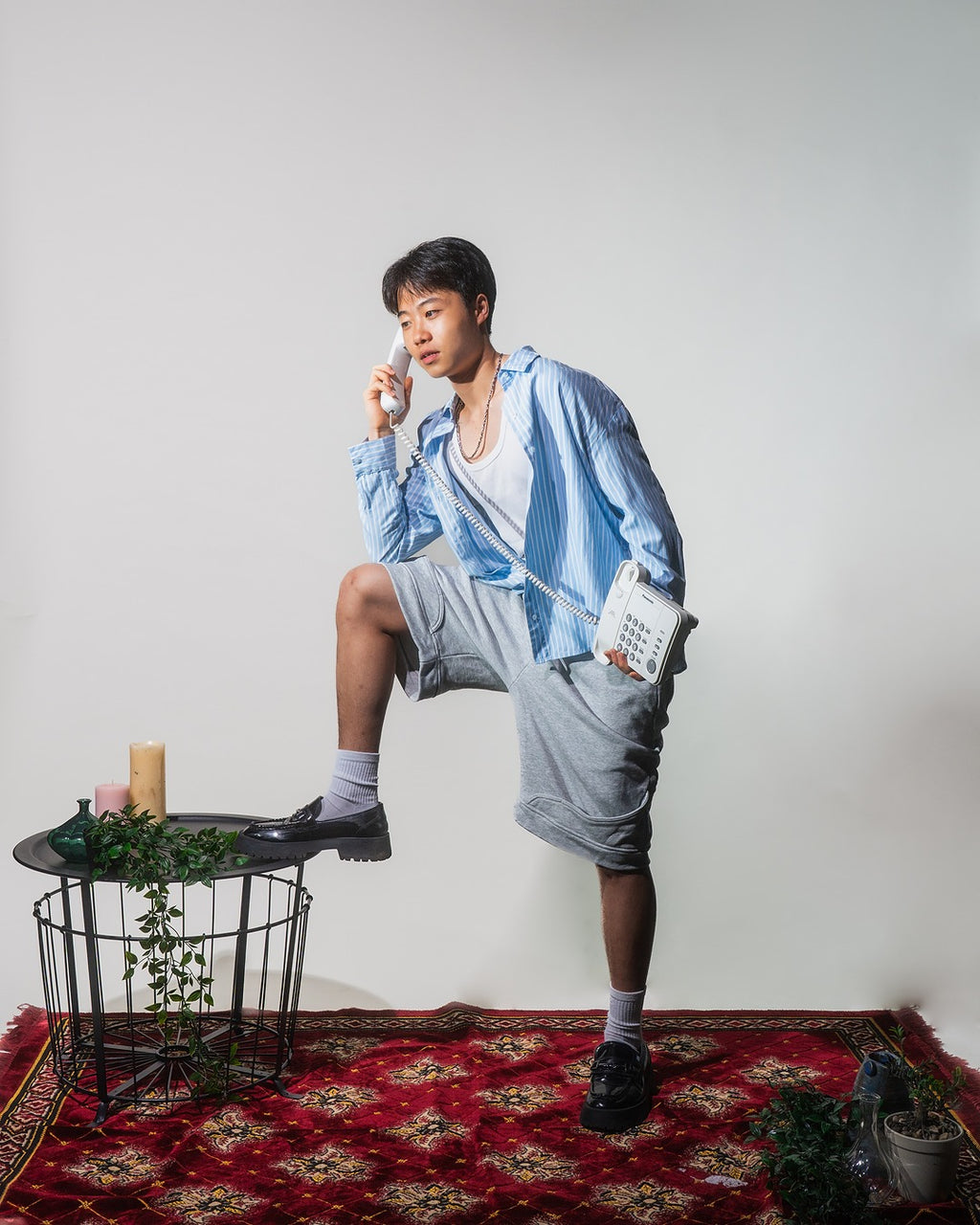 Wide Baggy Sweatshorts