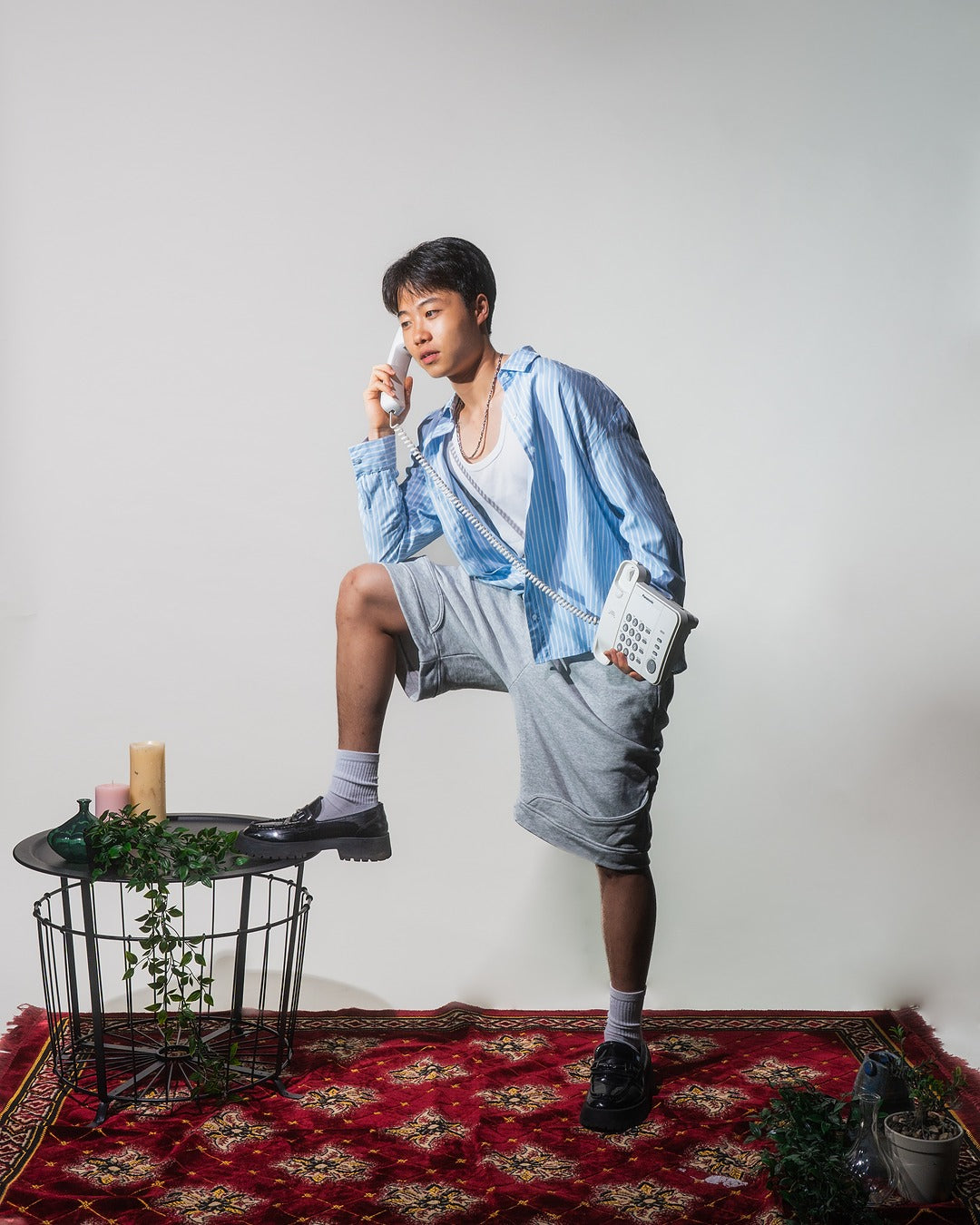 Wide Baggy Sweatshorts