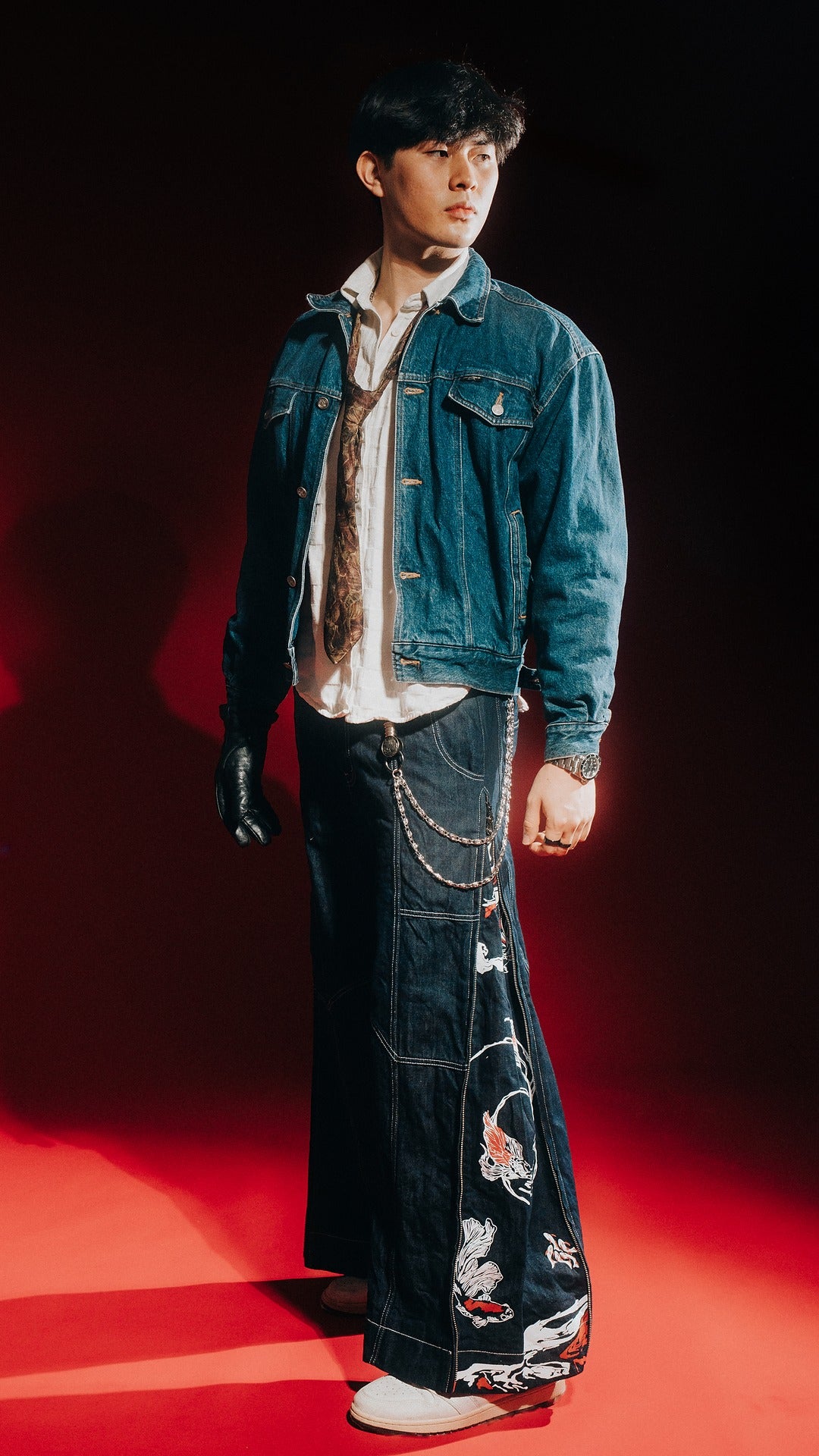 Koi Zipped Denims