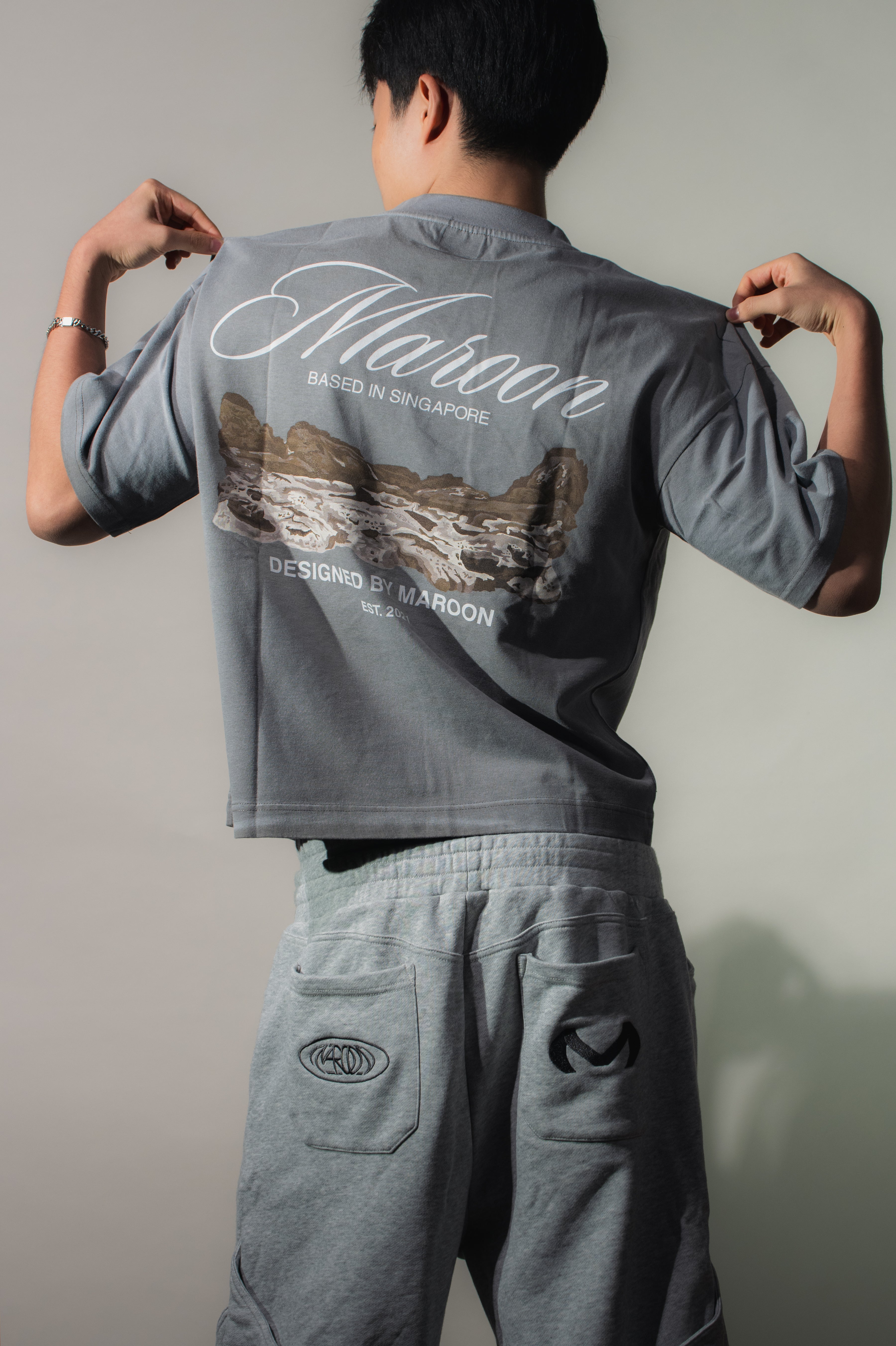 Wide Baggy Sweatshorts