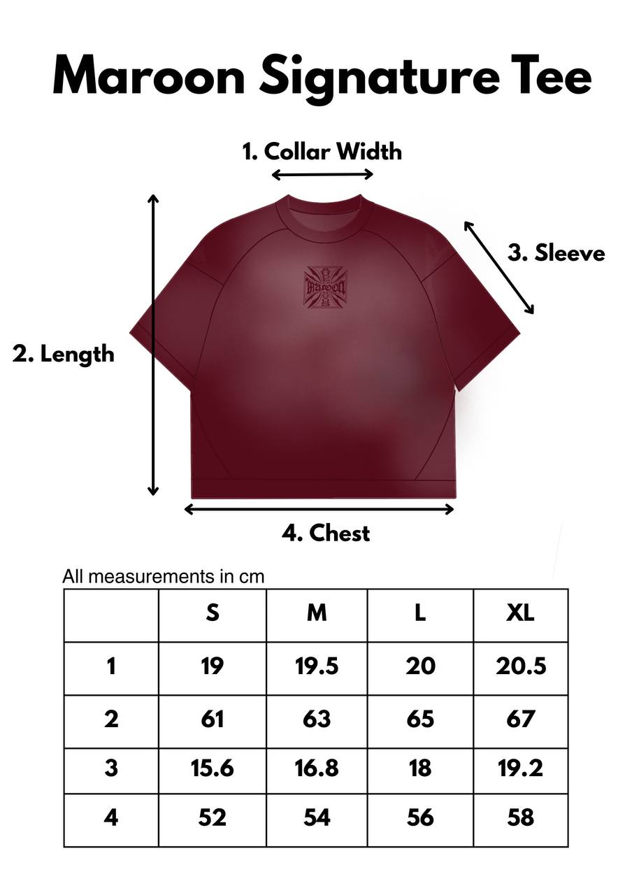 Maroon Signature Tee